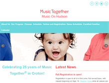 Tablet Screenshot of musictogethercoh.com